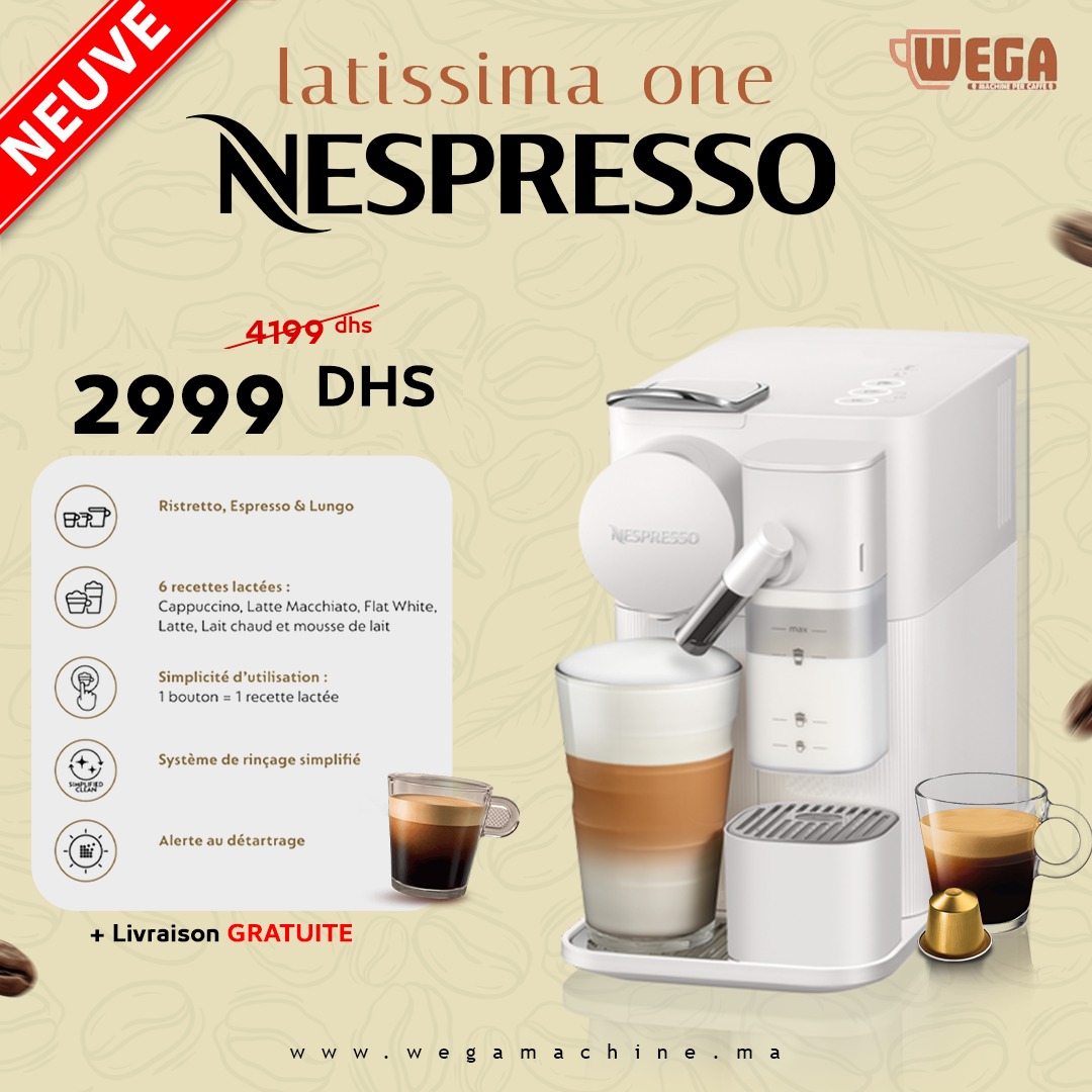 NESPRESSO LATTISSIMA ONE F111 BLANC wegamachine