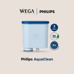 Filtre à eau Philips AquaClean pour machine à café expresso automatique – BPA Free, efficacité 3 mois